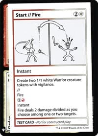 Start // Fire - Mystery Booster: Convention Edition Exclusives - Magic: The Gathering card