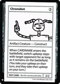 Chronobot - Mystery Booster: Convention Edition Exclusives - Magic: The Gathering card