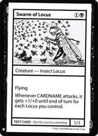 Swarm of Locus - Mystery Booster: Convention Edition Exclusives - Magic: The Gathering card