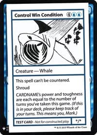Control Win Condition - Mystery Booster: Convention Edition Exclusives - Magic: The Gathering card