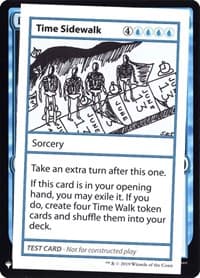 Time Sidewalk - Mystery Booster: Convention Edition Exclusives - Magic: The Gathering card