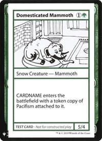Domesticated Mammoth - Mystery Booster: Convention Edition Exclusives - Magic: The Gathering card