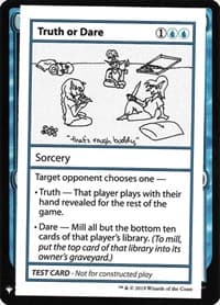 Truth or Dare - Mystery Booster: Convention Edition Exclusives - Magic: The Gathering card