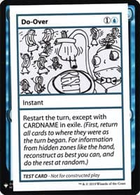 Do-Over - Mystery Booster: Convention Edition Exclusives - Magic: The Gathering card