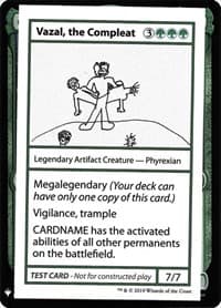 Vazal, the Compleat - Mystery Booster: Convention Edition Exclusives - Magic: The Gathering card