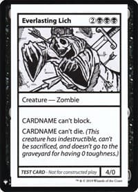 Everlasting Lich - Mystery Booster: Convention Edition Exclusives - Magic: The Gathering card