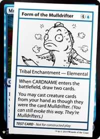 Form of the Mulldrifter - Mystery Booster: Convention Edition Exclusives - Magic: The Gathering card