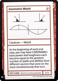 Geometric Weird - Mystery Booster: Convention Edition Exclusives - Magic: The Gathering card