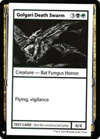Golgari Death Swarm - Mystery Booster: Convention Edition Exclusives - Magic: The Gathering card