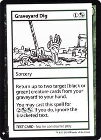 Graveyard Dig - Mystery Booster: Convention Edition Exclusives - Magic: The Gathering card
