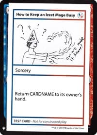 How to Keep an Izzet Mage Busy - Mystery Booster: Convention Edition Exclusives - Magic: The Gathering card