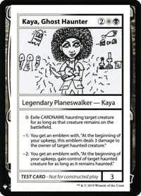 Kaya, Ghost Haunter - Mystery Booster: Convention Edition Exclusives - Magic: The Gathering card