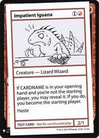 Impatient Iguana - Mystery Booster: Convention Edition Exclusives - Magic: The Gathering card