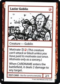 Lazier Goblin - Mystery Booster: Convention Edition Exclusives - Magic: The Gathering card