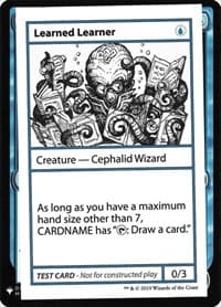 Learned Learner - Mystery Booster: Convention Edition Exclusives - Magic: The Gathering card
