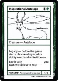 Inspirational Antelope - Mystery Booster: Convention Edition Exclusives - Magic: The Gathering card