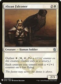 Abzan Falconer - The List Reprints - Magic: The Gathering card