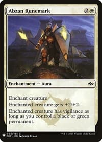 Abzan Runemark - The List Reprints - Magic: The Gathering card