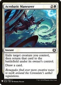 Acrobatic Maneuver - The List Reprints - Magic: The Gathering card