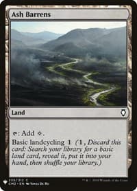 Ash Barrens - The List Reprints - Magic: The Gathering card