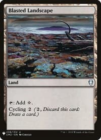 Blasted Landscape - The List Reprints - Magic: The Gathering card