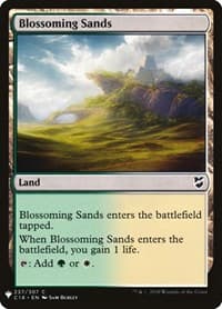 Blossoming Sands (C18) - The List Reprints - Magic: The Gathering card