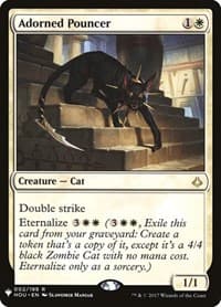 Adorned Pouncer - The List Reprints - Magic: The Gathering card