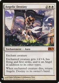 Angelic Destiny - The List Reprints - Magic: The Gathering card