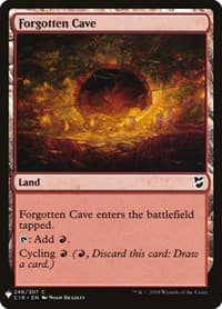 Forgotten Cave (C18) - The List Reprints - Magic: The Gathering card