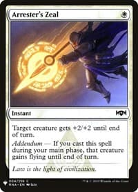 Arrester's Zeal - The List Reprints - Magic: The Gathering card