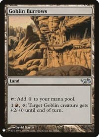 Goblin Burrows - The List Reprints - Magic: The Gathering card