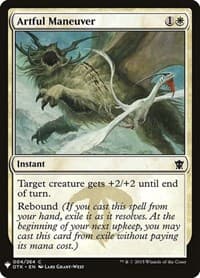 Artful Maneuver - The List Reprints - Magic: The Gathering card