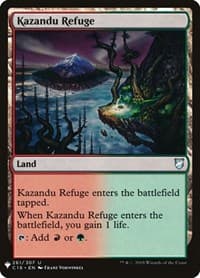 Kazandu Refuge - The List Reprints - Magic: The Gathering card