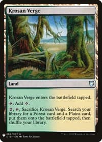 Krosan Verge (C18) - The List Reprints - Magic: The Gathering card