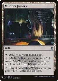 Mishra's Factory (A25) - The List Reprints - Magic: The Gathering card