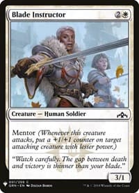 Blade Instructor - The List Reprints - Magic: The Gathering card