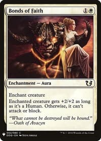 Bonds of Faith - The List Reprints - Magic: The Gathering card