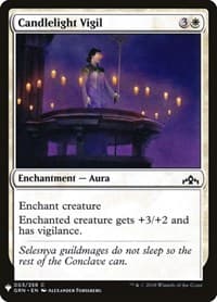 Candlelight Vigil - The List Reprints - Magic: The Gathering card