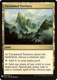 Unclaimed Territory - The List Reprints - Magic: The Gathering card