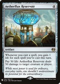 Aetherflux Reservoir - The List Reprints - Magic: The Gathering card