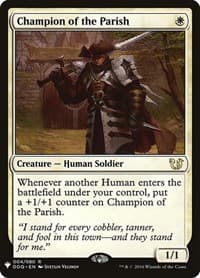 Champion of the Parish - The List Reprints - Magic: The Gathering card
