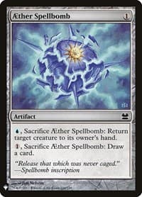 Aether Spellbomb - The List Reprints - Magic: The Gathering card