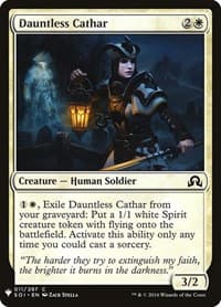Dauntless Cathar - The List Reprints - Magic: The Gathering card