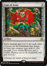Coat of Arms - The List Reprints - Magic: The Gathering card