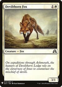Devilthorn Fox - The List Reprints - Magic: The Gathering card