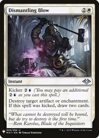 Dismantling Blow - The List Reprints - Magic: The Gathering card