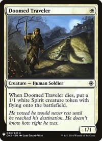 Doomed Traveler (CN2) - The List Reprints - Magic: The Gathering card