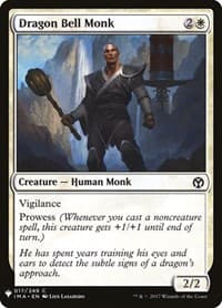 Dragon Bell Monk - The List Reprints - Magic: The Gathering card