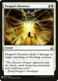Dragon's Presence - The List Reprints - Magic: The Gathering card