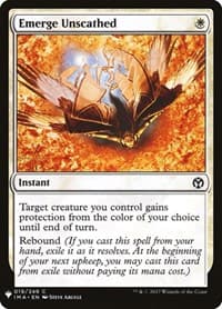 Emerge Unscathed - The List Reprints - Magic: The Gathering card